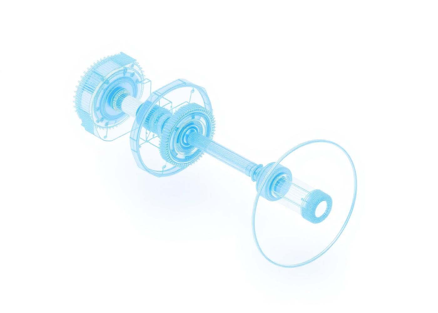 3D CAD wireframe rendering